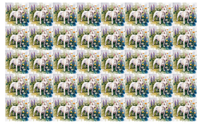 DecoCraft - Scenic Tiles Series - Watercolor Pets - Bull Terrier