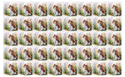 DecoCraft - Scenic Tiles Series - Watercolor Pets - Cavalier