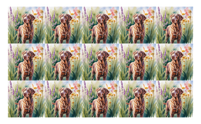 DecoCraft - Scenic Tiles Series - Watercolor Pets - Chesapeake Bay Retriever