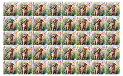 DecoCraft - Scenic Tiles Series - Watercolor Pets - Chesapeake Bay Retriever