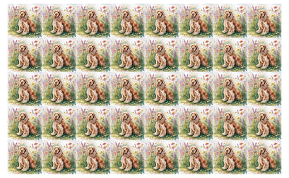 DecoCraft - Scenic Tiles Series - Watercolor Pets - Cocker Spaniel