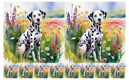 DecoCraft - Scenic Tiles Series - Watercolor Pets - Dalmatian