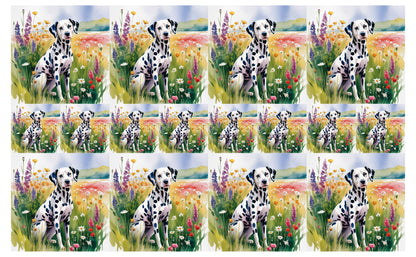 DecoCraft - Scenic Tiles Series - Watercolor Pets - Dalmatian