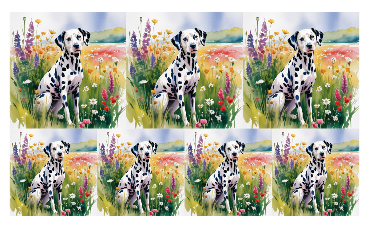DecoCraft - Scenic Tiles Series - Watercolor Pets - Dalmatian