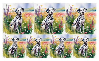 DecoCraft - Scenic Tiles Series - Watercolor Pets - Dalmatian