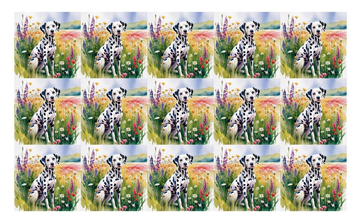 DecoCraft - Scenic Tiles Series - Watercolor Pets - Dalmatian