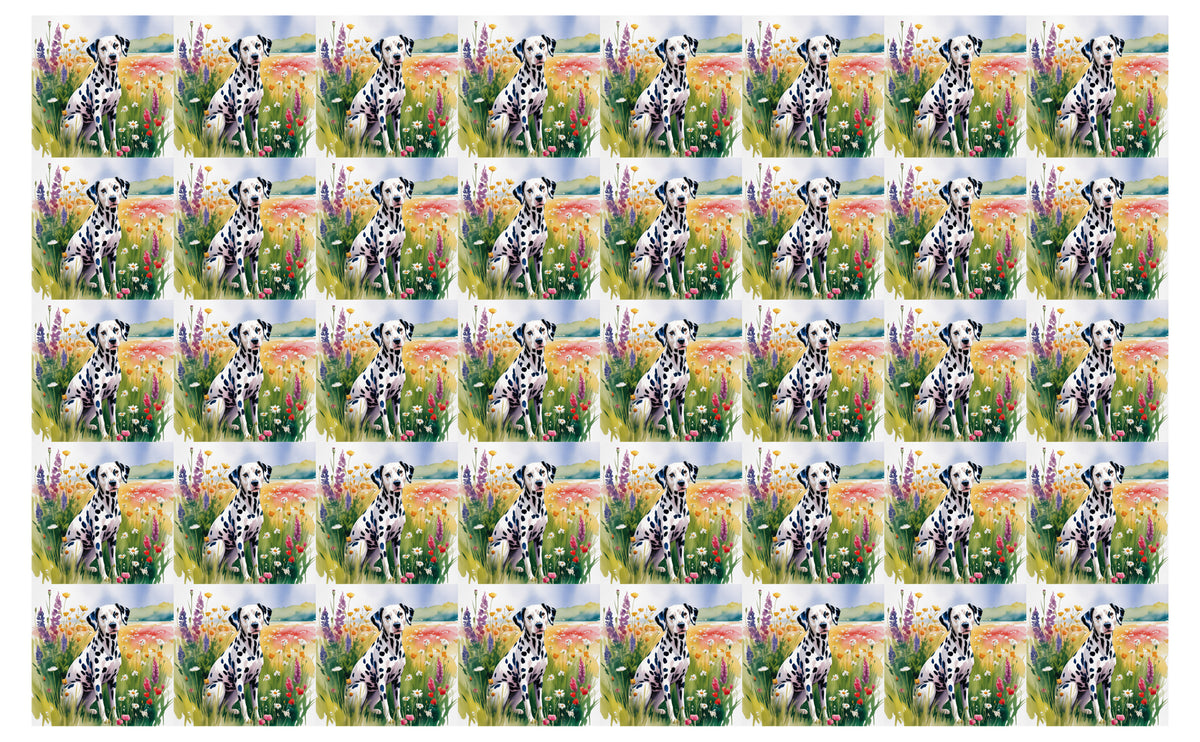 DecoCraft - Scenic Tiles Series - Watercolor Pets - Dalmatian