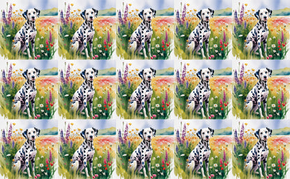DecoCraft - Scenic Tiles Series - Watercolor Pets - Dalmatian