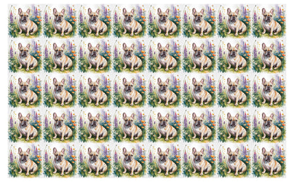DecoCraft - Scenic Tiles Series - Watercolor Pets - French Bulldog