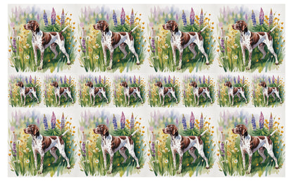 DecoCraft - Scenic Tiles Series - Watercolor Pets - German Shorthaired Pointer
