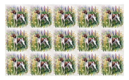 DecoCraft - Scenic Tiles Series - Watercolor Pets - German Shorthaired Pointer