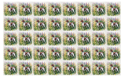 DecoCraft - Scenic Tiles Series - Watercolor Pets - German Shorthaired Pointer