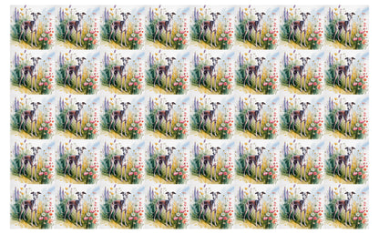 DecoCraft - Scenic Tiles Series - Watercolor Pets - Italian Grayhound