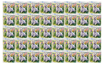 DecoCraft - Scenic Tiles Series - Watercolor Pets - Westie
