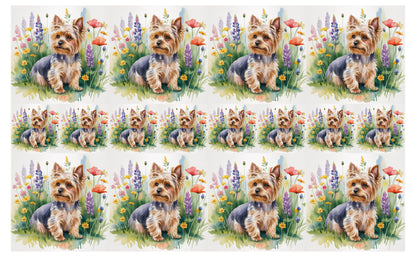 DecoCraft - Scenic Tiles Series - Watercolor Pets - Yorki