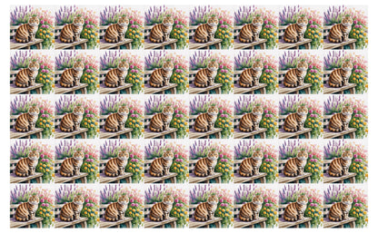 DecoCraft - Scenic Tiles Series - Watercolor Pets - American Bobtail