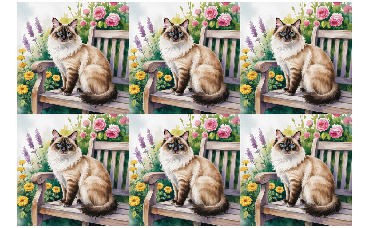 DecoCraft - Scenic Tiles Series - Watercolor Pets - Balinese