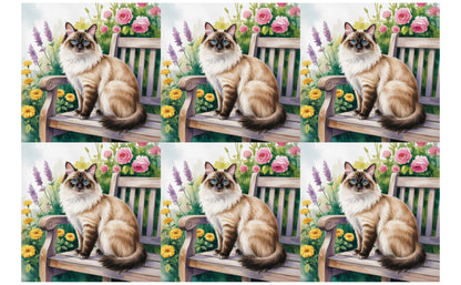 DecoCraft - Scenic Tiles Series - Watercolor Pets - Balinese