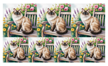 DecoCraft - Scenic Tiles Series - Watercolor Pets - Balinese