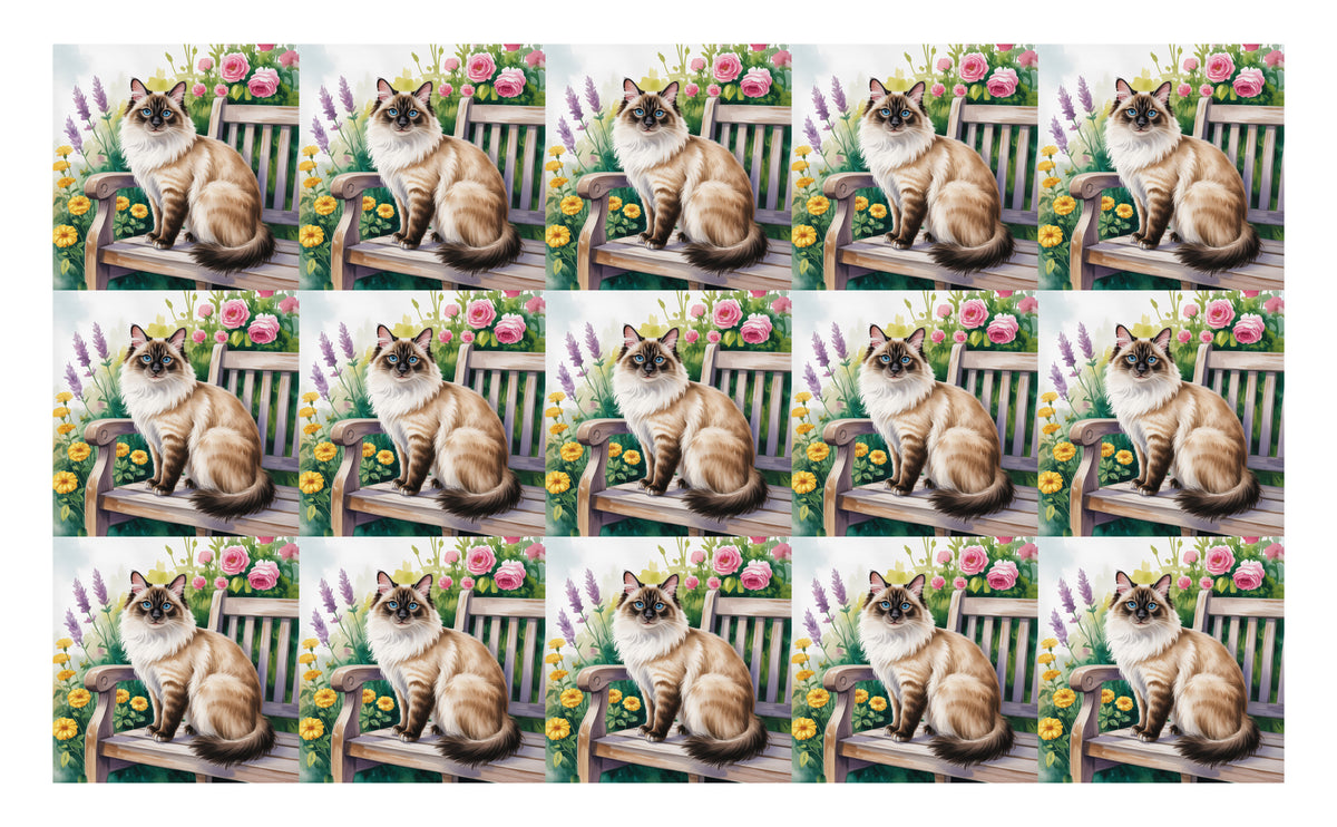 DecoCraft - Scenic Tiles Series - Watercolor Pets - Balinese