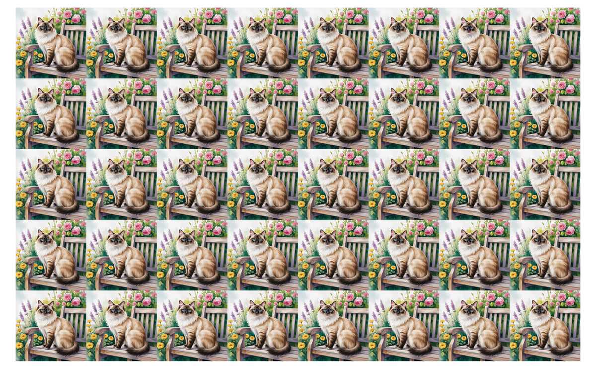 DecoCraft - Scenic Tiles Series - Watercolor Pets - Balinese