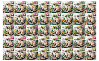 DecoCraft - Scenic Tiles Series - Watercolor Pets - Balinese
