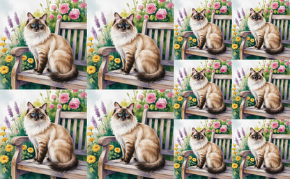 DecoCraft - Scenic Tiles Series - Watercolor Pets - Balinese