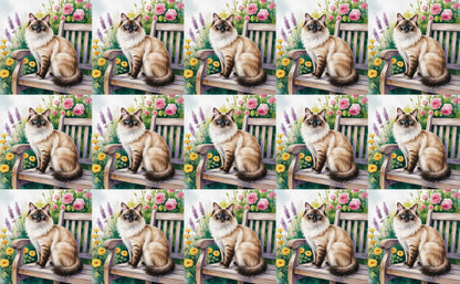 DecoCraft - Scenic Tiles Series - Watercolor Pets - Balinese