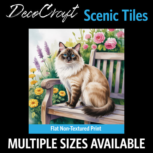 DecoCraft - Scenic Tiles Series - Watercolor Pets - Balinese