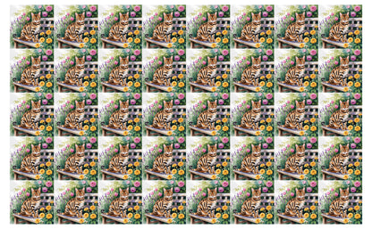 DecoCraft - Scenic Tiles Series - Watercolor Pets - Bengal