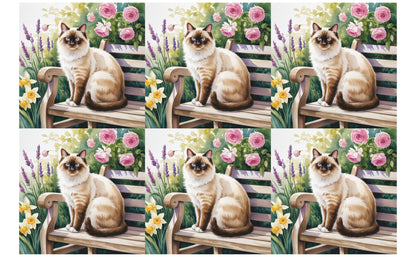 DecoCraft - Scenic Tiles Series - Watercolor Pets - Colorpoint