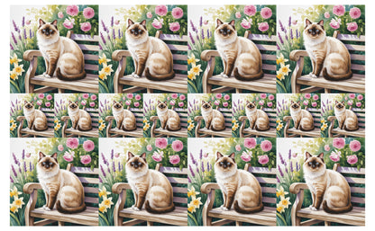 DecoCraft - Scenic Tiles Series - Watercolor Pets - Colorpoint