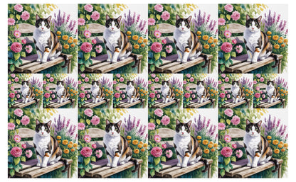 DecoCraft - Scenic Tiles Series - Watercolor Pets - Harlequin