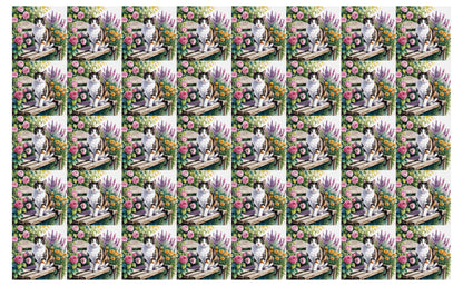 DecoCraft - Scenic Tiles Series - Watercolor Pets - Harlequin