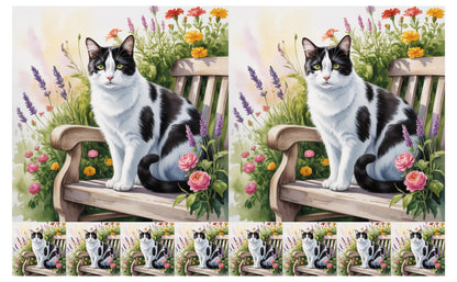 DecoCraft - Scenic Tiles Series - Watercolor Pets - Harlequin II