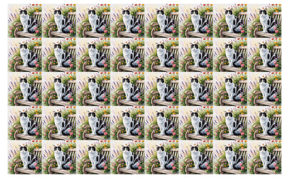DecoCraft - Scenic Tiles Series - Watercolor Pets - Harlequin II