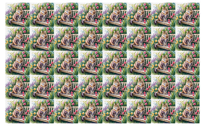 DecoCraft - Scenic Tiles Series - Watercolor Pets - Highlander