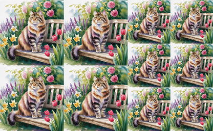 DecoCraft - Scenic Tiles Series - Watercolor Pets - Highlander