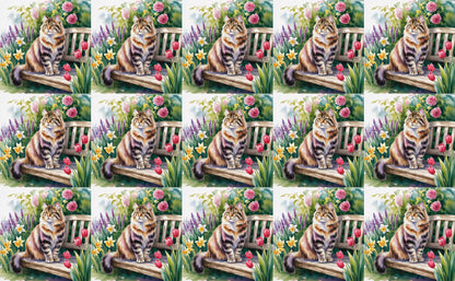 DecoCraft - Scenic Tiles Series - Watercolor Pets - Highlander