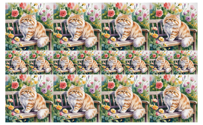 DecoCraft - Scenic Tiles Series - Watercolor Pets - LaPerm