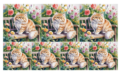 DecoCraft - Scenic Tiles Series - Watercolor Pets - LaPerm