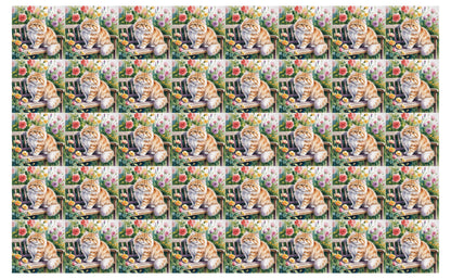 DecoCraft - Scenic Tiles Series - Watercolor Pets - LaPerm
