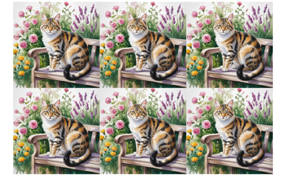 DecoCraft - Scenic Tiles Series - Watercolor Pets - Pixiebob