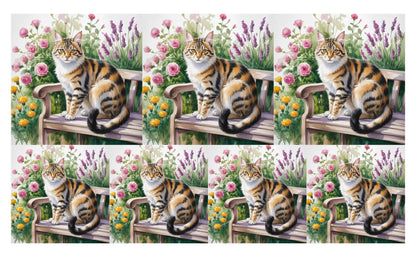 DecoCraft - Scenic Tiles Series - Watercolor Pets - Pixiebob