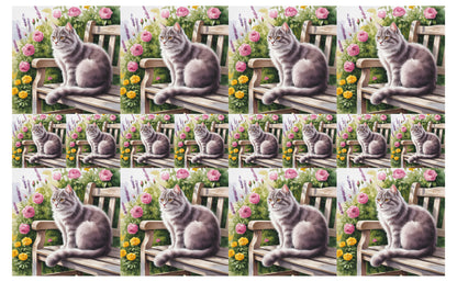DecoCraft - Scenic Tiles Series - Watercolor Pets - Smokey