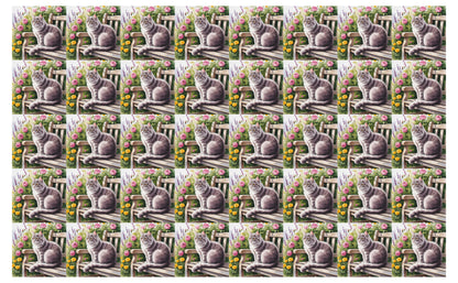DecoCraft - Scenic Tiles Series - Watercolor Pets - Smokey