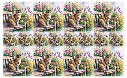 DecoCraft - Scenic Tiles Series - Watercolor Pets - Tortoiseshell
