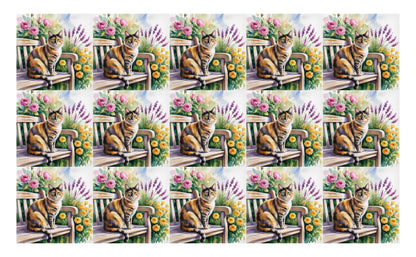 DecoCraft - Scenic Tiles Series - Watercolor Pets - Tortoiseshell