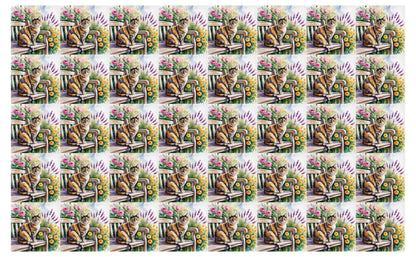 DecoCraft - Scenic Tiles Series - Watercolor Pets - Tortoiseshell