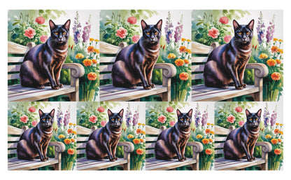 DecoCraft - Scenic Tiles Series - Watercolor Pets - Bombay